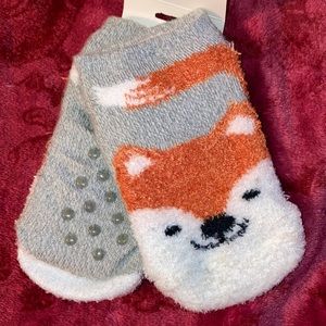 🌟5/$10🌟 Toddler fox soft slipper socks